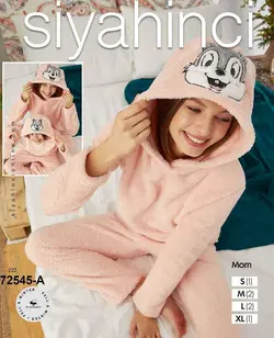 ست بلوز و شلوار حوله ای زنانه ترک 72545a