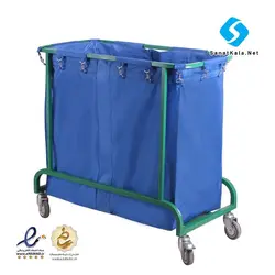 ترولی حمل ملحفه بیمارستانی مدل 7400