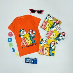 تیشرت تک طرح abc 13406