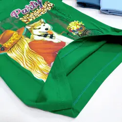 تی شرت دختر و سگ 14991