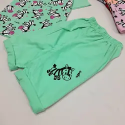 تیشرت شلوارک طرح گوره خر(عمده) 15422