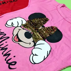 ست تیشرت و شلوارک پولک برگردان دخترونه 11967