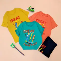 تک پوش اسپرت طرح مداد رنگی 11859