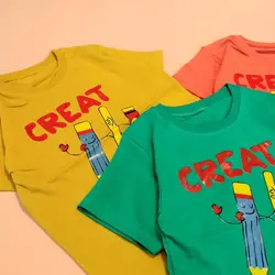 تک پوش اسپرت طرح مداد رنگی 11859