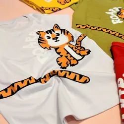 تی شرت طرح گربه پسرانه 11828