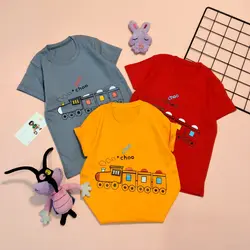 تی شرت پسرانه طرح قطار 11732