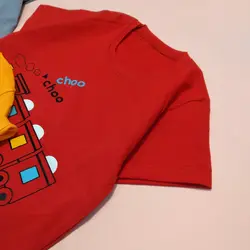 تی شرت پسرانه طرح قطار 11732