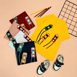 تی شرت پسرانه طرح ماشین 11634