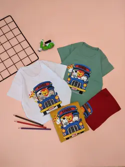 تی شرت طرح حیوانات پسرانه 11621