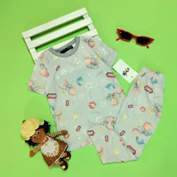 تیشرت و شلوار اسپرت طرح فیل 12018