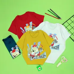 تیشرت  خرس موتور سوار 12028