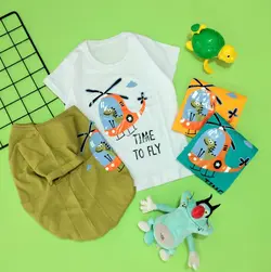 تی شرت پسرانه هلی کوپتر12072