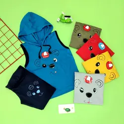 تاپ و شلوارک خرسی 12093