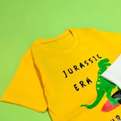 تی شرت پسرانه طرح دایناسور12145