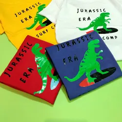 تی شرت پسرانه طرح دایناسور12145