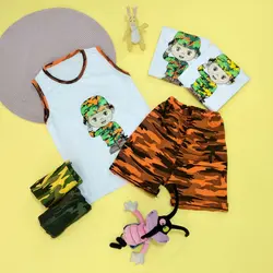 تاپ و شلوارک پسر ارتشی 12388