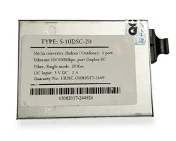 مبدل رسانه فیبر نوری s10dsc-20