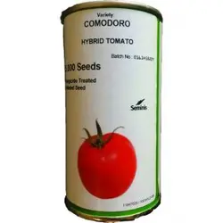 بذر گوجه فرنگی کومودورو نوعی دیگر از گوجه فضای باز. ٪این نوع از گوجه دارای بوته قوی