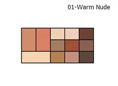 پالت چشم و صورت سیتی استایل گلدن رز شماره 1