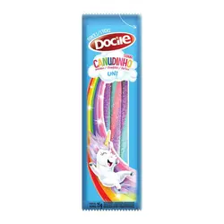پاستیل شکری رنگین کمانی برند docile