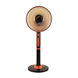 بخاری فن دارهالوژنی ارشیا مدلclassic 3*1Aمشکی نارنجی