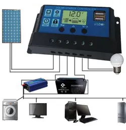 کنترل شارژر۱۰ آمپر USB