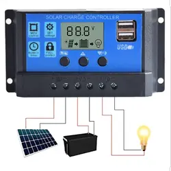 کنترل شارژر۱۰ آمپر USB