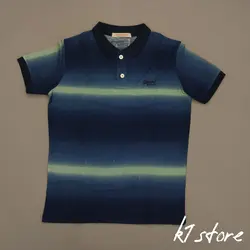 تیشرت یقه دار با لوگوی سوپردرای