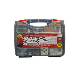 کیت آموزش و راه اندازی 30 قطعه الکترونیکی مهندسیکا مدل خلاقیت آلفا ARDUINO+30-A