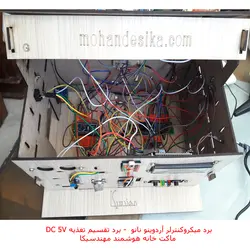 ماکت آماده خانه هوشمند مهندسیکا مدل ریموت کنترلی Smart-022