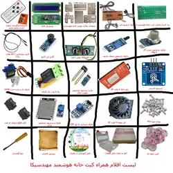 کیت ماژولار خانه هوشمند مهندسیکا مدل ریموت کنترلی IoT home-022