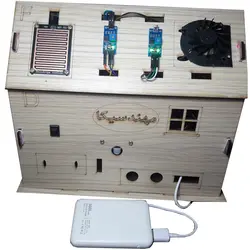 کیت ماژولار خانه هوشمند مهندسیکا مدل ریموت کنترلی IoT home-022