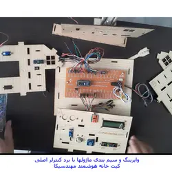 کیت ماژولار خانه هوشمند مهندسیکا مدل ریموت کنترلی IoT home-022