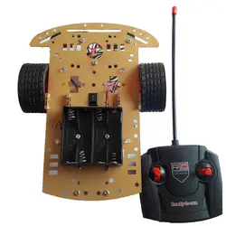 کیت سرگرمی رباتیک ، ربات مونتاژ شده کنترل از راه دور، دو چرخ مدل 2M-Robot  مهندسیکا ( ربات بیسیم آماده)