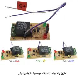 ماژول تشخیص مانع مادون قرمز با رله مهندسیکا مدل فرستنده و گیرنده FC-51 IR