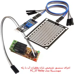 ماژول تشخیص باران و قطرات آب با رله مهندسیکا مدل Rain module