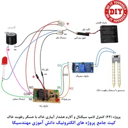 ماژول حسگر تشخیص حرکت مادون قرمز با رله مهندسیکا مدل Soil moisture