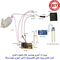 ماژول حسگر تشخیص حرکت مادون قرمز با رله مهندسیکا مدل Soil moisture