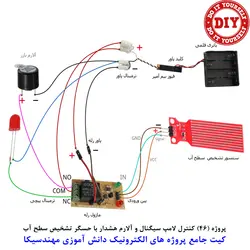 ماژول تشخیص سطح آب با رله مهندسیکا مدل WATER kit