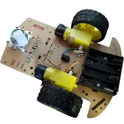 سرگرمی رباتیک ،ربات مونتاژ شده،تشخیص مانع دو چرخ هوشمند مهندسیکا مدل 2W-2M(ربات مانع گریز)