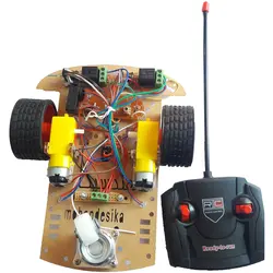 کیت سرگرمی رباتیک ، ربات مونتاژ شده کنترل از راه دور بیسیم دو چرخ مدل 2W-MRobot