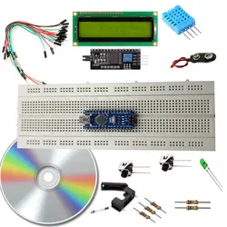 کیت سرگرمی الکترونیکی ساعت دیجیتال و نمایش دما و رطوبت مدل AD006