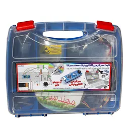 کیت سرگرمی الکترونیکی  ( مونتاژ شده ) ساعت دیجیتال و نمایش دما و رطوبت محیط با آردوینو نانو  مدل AT006