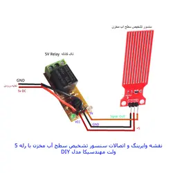 کیت  آموزشی، سرگرمی سنسور تشخیص سطح آب مهندسیکا مدل DIY-120