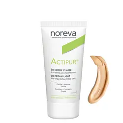کرم پودر ضد جوش نوروا مدل Actipur بژ روشن