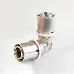 زانو 90 درجه پرسی نیوپایپ، قیمت و مشخصات - فروشگاه پاساب