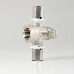 سه راهی صفحه دار توپیچ پرسی نیوپایپ، قیمت و مشخصات - فروشگاه پاساب