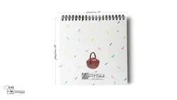 اقای سایمون - دفتر خشتی کوچک 100 برگ - فنر دوبل - پیتیش