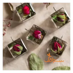غنچه رز زرشکی(بسته ۱۰ عددی) - فروشگاه گل خشک سنجاقک