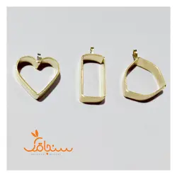 فریم گردنی بی‌کفه‌ی برنجی(عمق ۱سانت) - فروشگاه گل خشک سنجاقک
